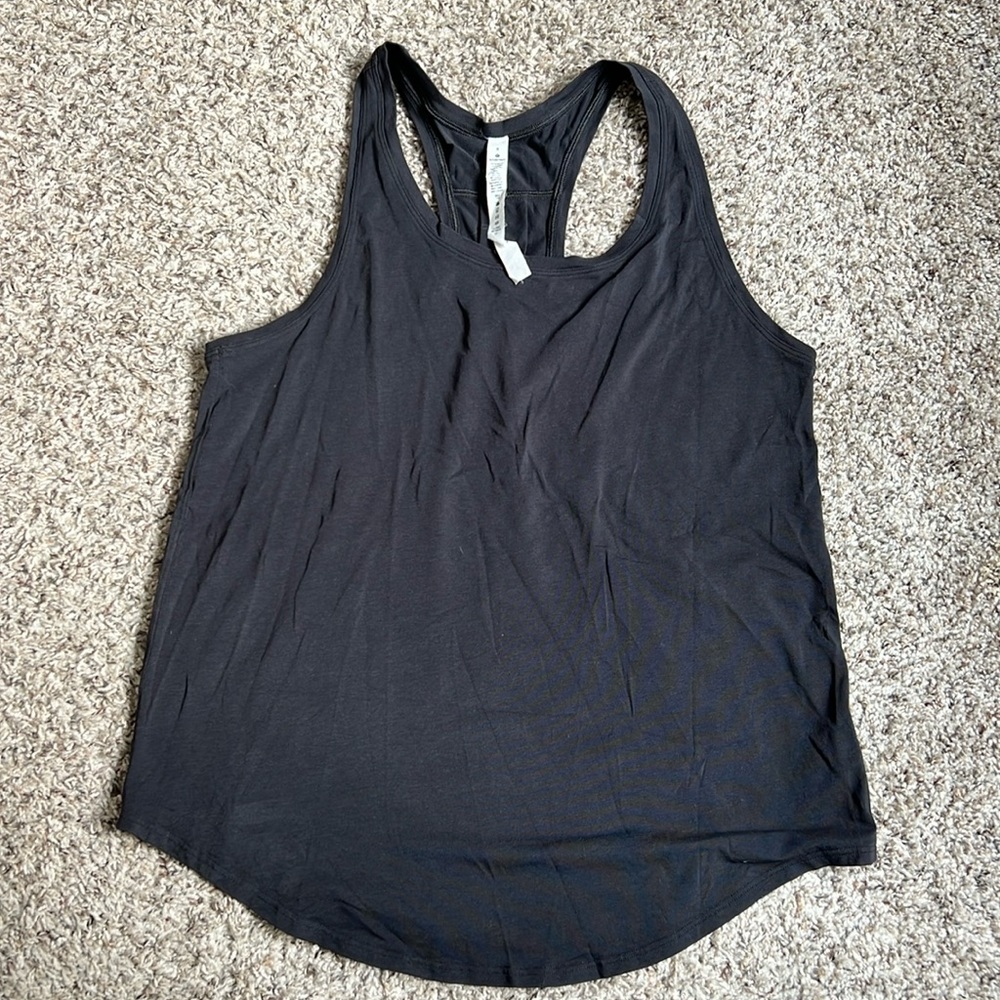 Black lulu racerback tank